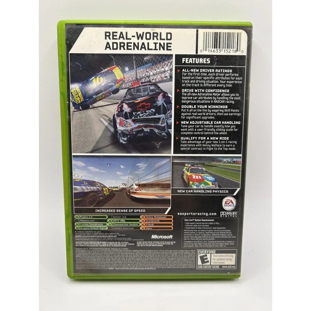 NASCAR 07  Xbox Racing Video Game EA Sports Tested Works